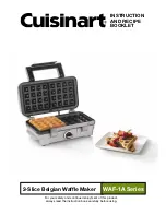 Preview for 1 page of Cuisinart WAF-1A Series Instruction And Recipe Booklet