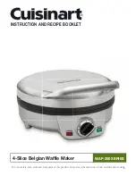 Cuisinart WAF-200 Series Instruction And Recipe Booklet preview