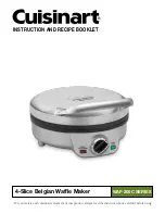 Cuisinart WAF-200C SERIES Instruction And Recipe Booklet preview