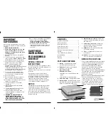 Preview for 2 page of Cuisinart WAF-350C Series Instruction/Recipe Booklet