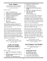 Preview for 6 page of Cuisinart WAF-4BC Instruction And Recipe Booklet