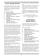 Preview for 8 page of Cuisinart WAF-F10 Series Instruction And Recipe Booklet