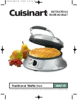 Cuisinart WAF-R - WAF-R Traditional Waffle Iron Instruction/Recipe Booklet preview