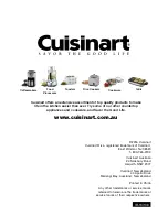 Preview for 20 page of Cuisinart WAF-V100A Instruction And Recipe Booklet