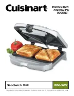 Предварительный просмотр 1 страницы Cuisinart WM-SW2 Instruction And Recipe Booklet