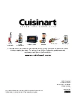 Предварительный просмотр 8 страницы Cuisinart WM-SW2 Instruction And Recipe Booklet