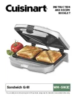 Предварительный просмотр 1 страницы Cuisinart WM-SW2C Instruction And Recipe Booklet