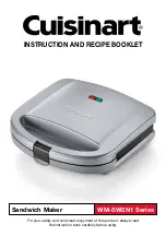 Предварительный просмотр 1 страницы Cuisinart WM-SW2N1 Series Instruction And Recipe Booklet