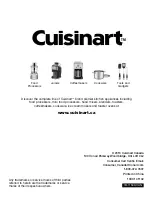 Предварительный просмотр 6 страницы Cuisinart WM-SW2NC SERIES Instruction And Recipe Manual