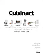 Preview for 8 page of Cuisinart WMB-4A Instruction Booklet