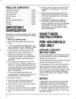 Preview for 2 page of Cuisinart WMB-4AC Instruction Booklet