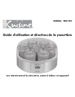 Preview for 19 page of Cuisine-Cookware YMX750 Operating Instructions Manual