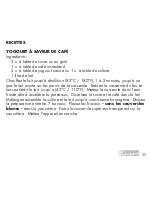 Preview for 35 page of Cuisine-Cookware YMX750 Operating Instructions Manual