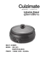 Предварительный просмотр 1 страницы Cuizimate KW-385 Instruction Manual