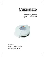 Предварительный просмотр 1 страницы Cuizimate RBSCAKEPOP Instruction Manual