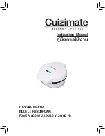 Предварительный просмотр 1 страницы Cuizimate RBSCUPCAKE Instruction Manual