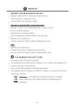 Preview for 23 page of Cuizimate RBSDISHWASHER Instruction Manual