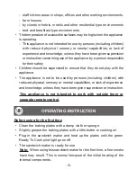 Preview for 17 page of Cuizimate RBSGRILLSW04 Instruction Manual