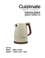 Preview for 1 page of Cuizimate RBSK1.8LDW Instruction Manual