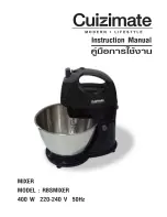 Cuizimate RBSMIXER Instruction Manual preview