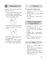 Предварительный просмотр 23 страницы Cuizimate RBSNUTRIDRINK Instruction Manual