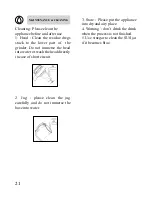 Предварительный просмотр 22 страницы Cuizimate RBSNUTRIMAKER Instruction Manual