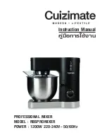 Cuizimate RBSPROMIXER Instruction Manual preview