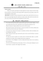 Preview for 13 page of Cuizimate RBSRC18JA Instruction Manual