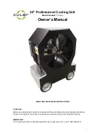 Preview for 1 page of Culer XC3000 Owner'S Manual