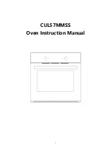 Предварительный просмотр 1 страницы Culina CUL57MMSS Instruction Manual