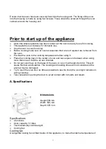 Предварительный просмотр 9 страницы Culina CUL57MMSS Instruction Manual