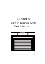 Culina UB70NMFS User Manual preview