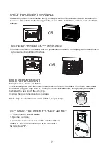 Предварительный просмотр 11 страницы Culina UB70NMFS User Manual