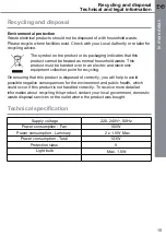 Preview for 15 page of Culina UBDHH60W User Manual