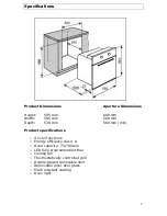 Предварительный просмотр 9 страницы Culina UBEFDT73 User Manual