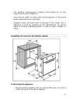 Предварительный просмотр 25 страницы Culina UBEFMM604BK User Manual