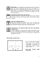 Предварительный просмотр 19 страницы Culina UBEMF73 User Manual