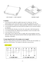 Предварительный просмотр 26 страницы Culina UBINDECO60PF Instruction Manual / Installation Manual