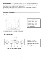 Предварительный просмотр 7 страницы Culina UBKCIND60BV Instruction Manual / Installation Manual