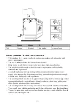 Предварительный просмотр 18 страницы Culina UBKCIND60BV Instruction Manual / Installation Manual