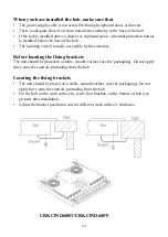 Предварительный просмотр 19 страницы Culina UBKCIND60BV Instruction Manual / Installation Manual