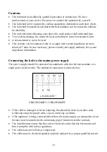 Предварительный просмотр 20 страницы Culina UBKCIND60BV Instruction Manual / Installation Manual