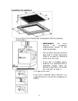 Предварительный просмотр 21 страницы Culina UBTCC90 User Manual