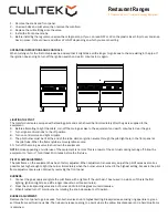 Предварительный просмотр 5 страницы CULITEK CULGR-24-LP Instruction Manual