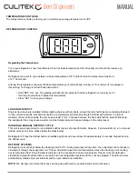 Preview for 4 page of CULITEK MBD-2428 Instruction Manual