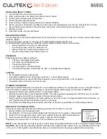 Preview for 5 page of CULITEK MBD-2428 Instruction Manual