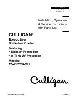 Preview for 1 page of Culligan 12-WL2200-CUL Installation, Operation And Servicing Instructions