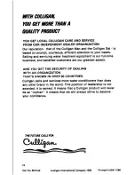 Preview for 12 page of Culligan Aqua-Cleer H-82 WT Use And Care Manual