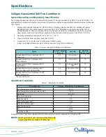 Preview for 7 page of Culligan Aquasential Salt Free Conditioner 14x65 Light Commercial Owner'S Manual