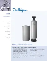 Culligan Automatic Water Softeners Operating Instructions Manual preview